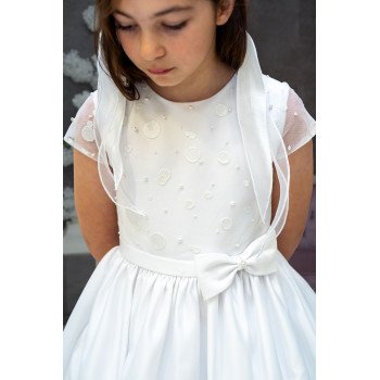 Sweetie Pie First Holy Communion White Dress Style RB641