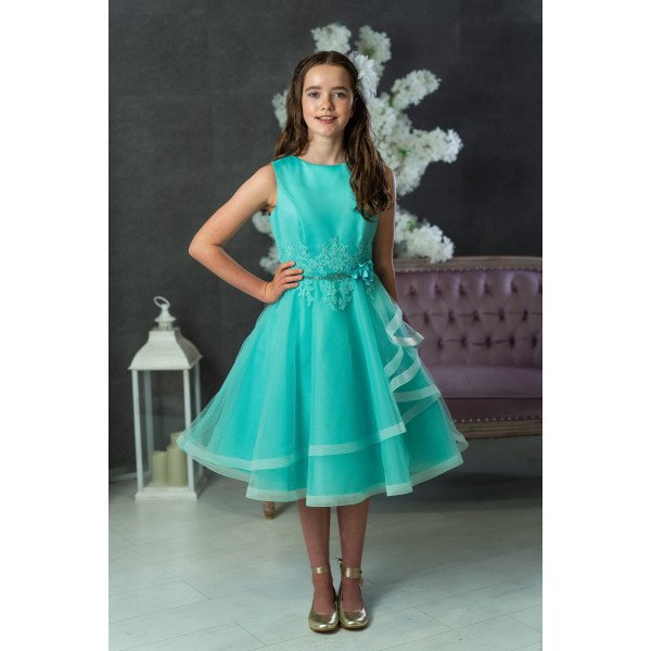 Artic Blue Confirmation Dress Style Ko25322 Artic Blue Confirmation Dress Style Ko25322