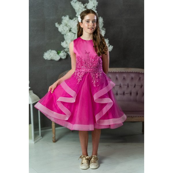 Magenta Confirmation Dress Style Ko25326 Magenta Confirmation Dress Style Ko25326