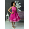 Magenta Confirmation Dress Style Ko24182