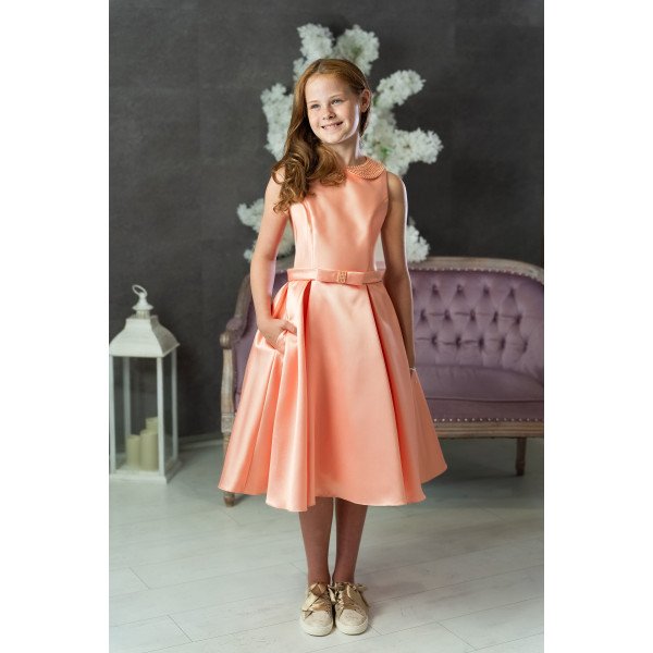CORAL CONFIRMATION DRESS STYLE KO20101