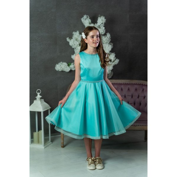 Artic Blue Confirmation Dress Style Ko25304 Artic Blue Confirmation Dress Style Ko25304