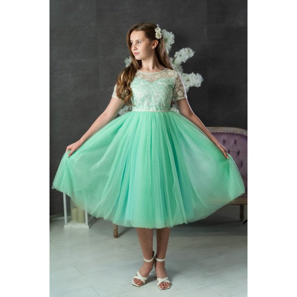 Mint Confirmation Dress Style EF 21 Mint Confirmation Dress Style EF 21
