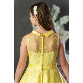 Light Yellow Confirmation Dress Style CHERRY