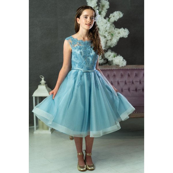 Ocean Blue Confirmation Dress Style Ko20100 Ocean Blue Confirmation Dress Style Ko20100