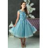Ocean Blue Confirmation Dress Style Ko20100