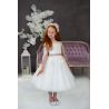 HANDMADE IVORY/PINK FIRST HOLY COMMUNION DRESS STYLE YVETTE MCH