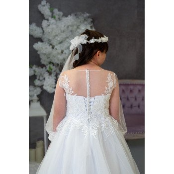 Handmade White First Holy Communion Dress Style NATALIE MCH