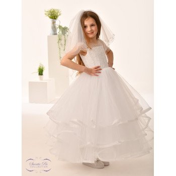 Sweetie Pie First Holy Communion White Dress Style SP5017