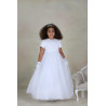 White First Holy Communion Dress Style 2105