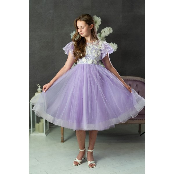 Lilac Confirmation Dress Style EF 08 Lilac Confirmation Dress Style EF 08