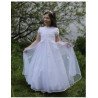 White First Holy Communion Dress Style HARMONY