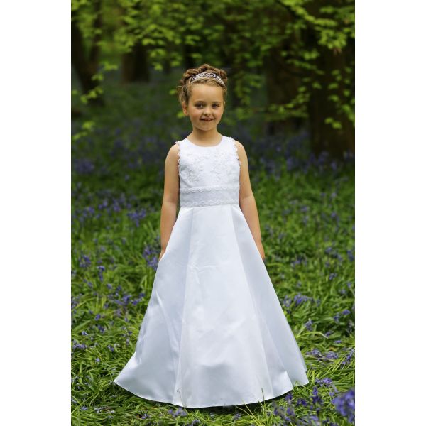 White First Holy Communion Dress Style 2208