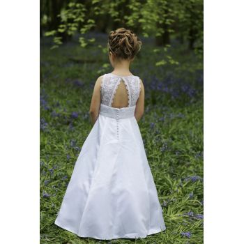 White First Holy Communion Dress Style 2208