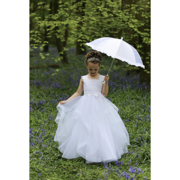 White First Holy Communion Dress Style 2209