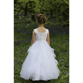 White First Holy Communion Dress Style 2209