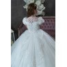 HANDMADE WHITE FIRST HOLY COMMUNION DRESS T-266
