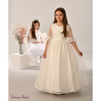 Sweetie Pie First Holy Communion Ivory Dress Style SR725