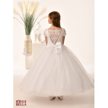 Sweetie Pie First Holy Communion White Dress Style RB658
