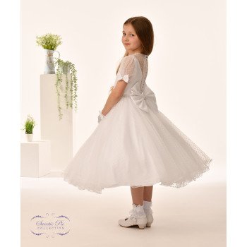 Sweetie Pie First Holy Communion White Dress Style 5006