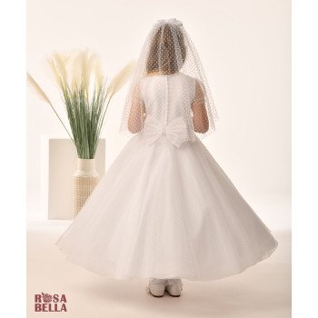 Sweetie Pie First Holy Communion White Dress Style RB652
