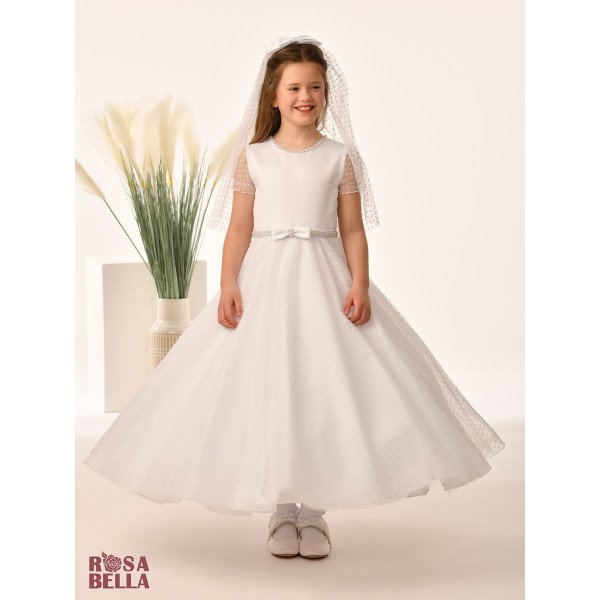 Sweetie Pie First Holy Communion White Dress Style RB652 Sweetie Pie First Holy Communion White Dress Style RB652