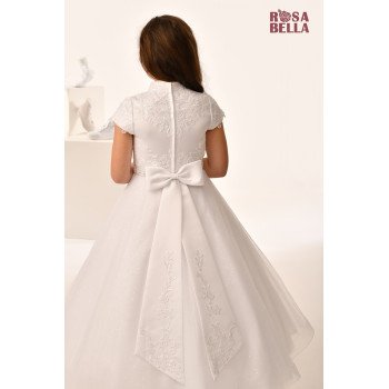 Sweetie Pie First Holy Communion White Dress Style RB655