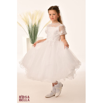 Sweetie Pie First Holy Communion White Dress Style RB653