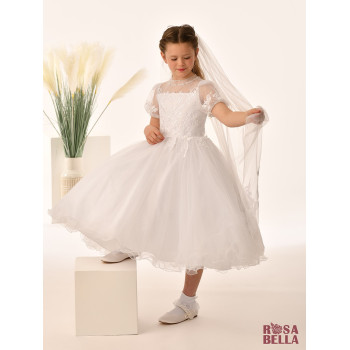 Sweetie Pie First Holy Communion White Dress Style RB653