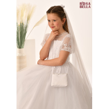 Sweetie Pie First Holy Communion White Dress Style RB653