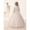 Sweetie Pie First Holy Communion White Dress Style 5013