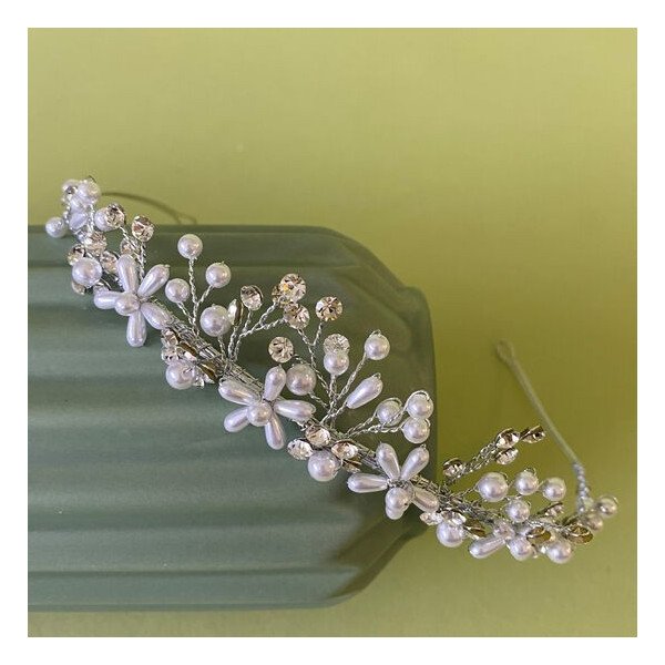 Silver First Holy Communion Tiara Style LM233WTSI
