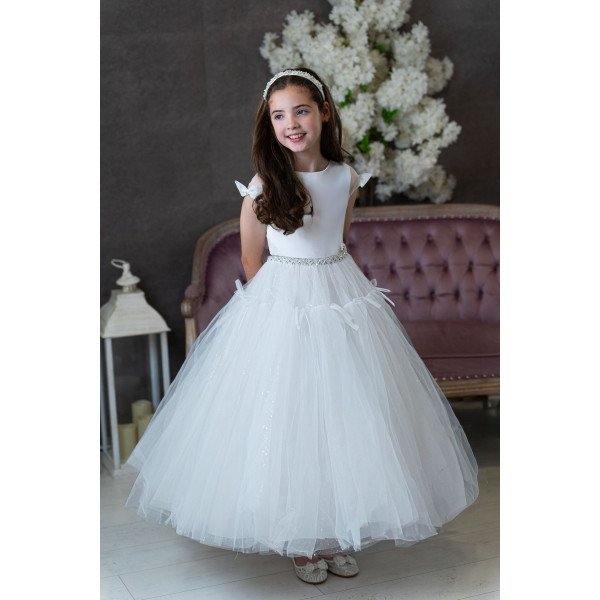 Sweetie Pie First Holy Communion White Dress Style RB664L Sweetie Pie First Holy Communion White Dress Style RB664L