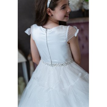 Sweetie Pie First Holy Communion White Dress Style RB664L