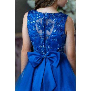 Peacock Confirmation Dress Style Ko25302