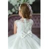PAULA'S COMMUNION WHITE TEA-LENGTH FIRST HOLY COMMUNION DRESS STYLE UF23003