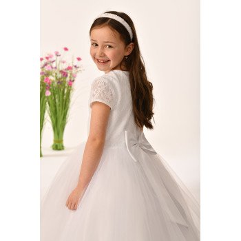 White First Holy Communion Dress Style MIA