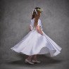 White First Holy Communion Dress Style Ko25844