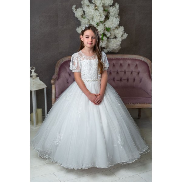 Sweetie Pie First Holy Communion White Dress Style 5005 Sweetie Pie First Holy Communion White Dress Style 5005