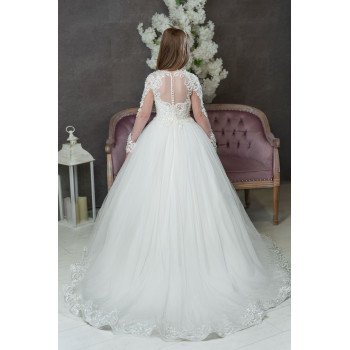 Ivory First Holy Communion Dress Style AA-107