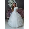 Ivory First Holy Communion Dress Style LWCD106