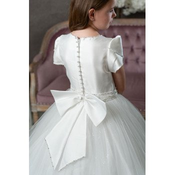 Sweetie Pie First Holy Communion White Dress Style RB656