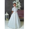 Ivory/Pink First Holy Communion Dress Style AA-132