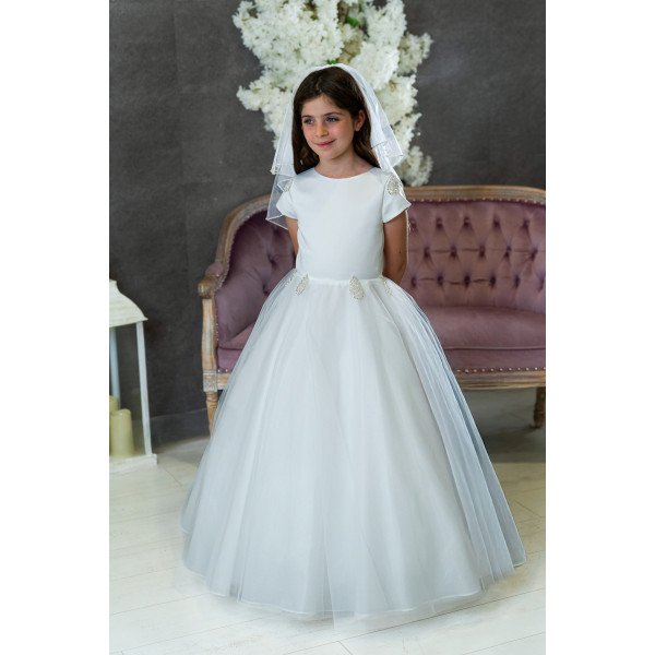 White First Holy Communion Dress