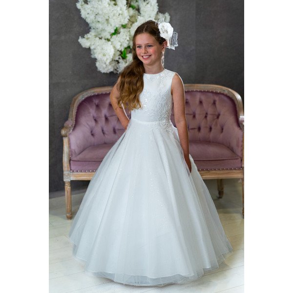 White First Holy Communion Dress 