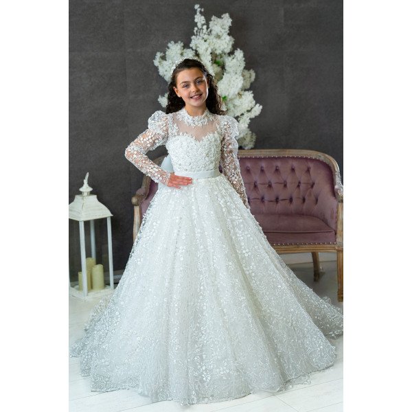 Ivory First Holy Communion Dress