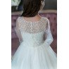 Ivory Long Sleeves First Holy Communion Dress
