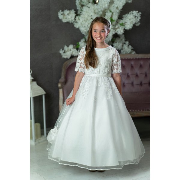 White First Holy Communion Dress White First Holy Communion Dress