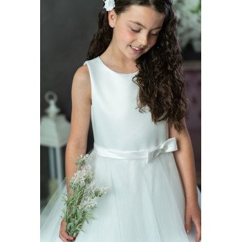 White First Holy Communion Dress