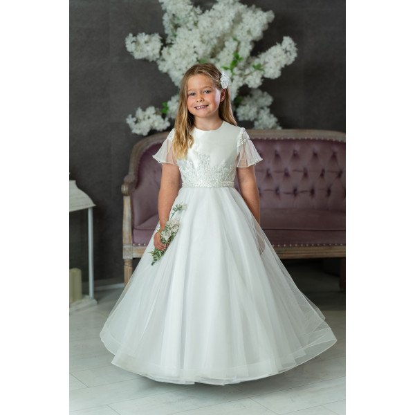 White First Holy Communion Dress